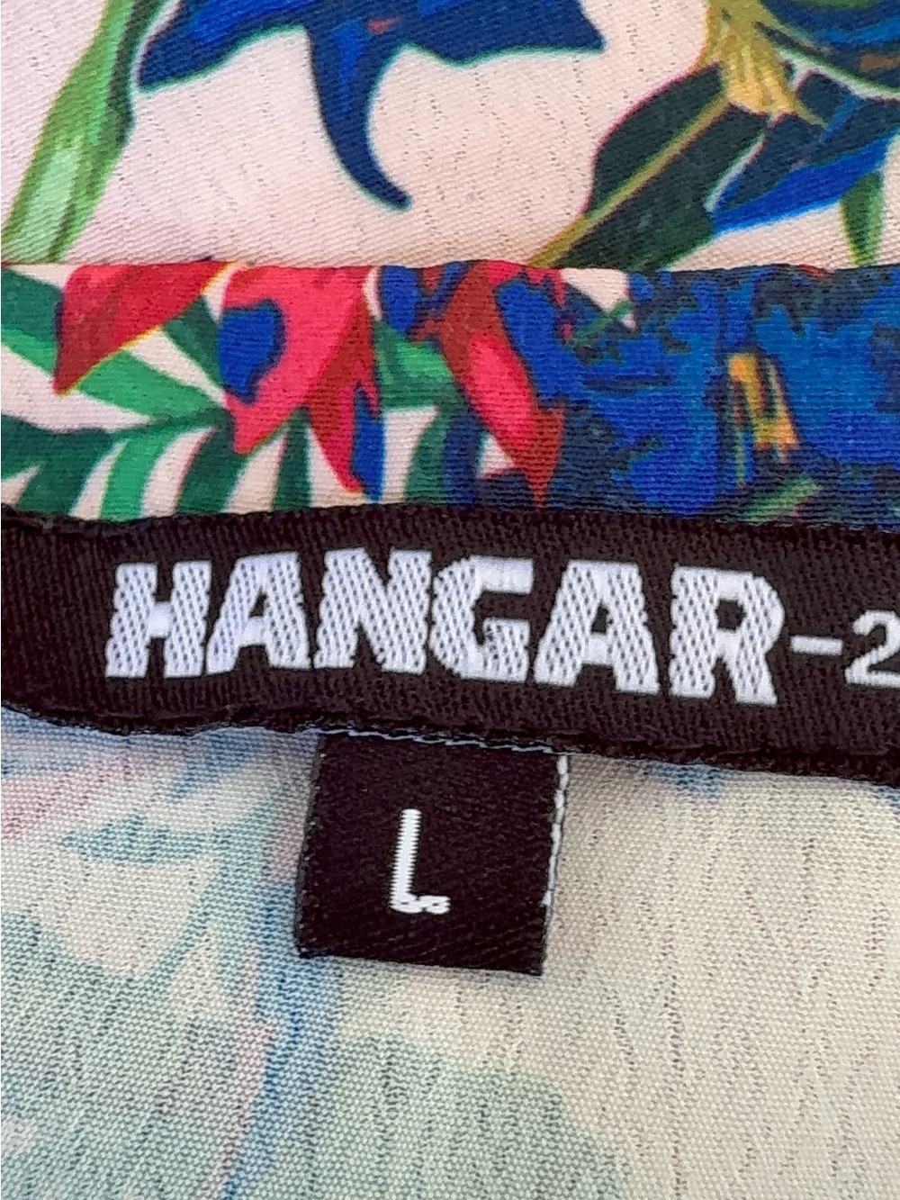 •Hangar 29 Tropical Floral Cami Tank Top Pink Zip Front | Large - Picture 8 of 10
